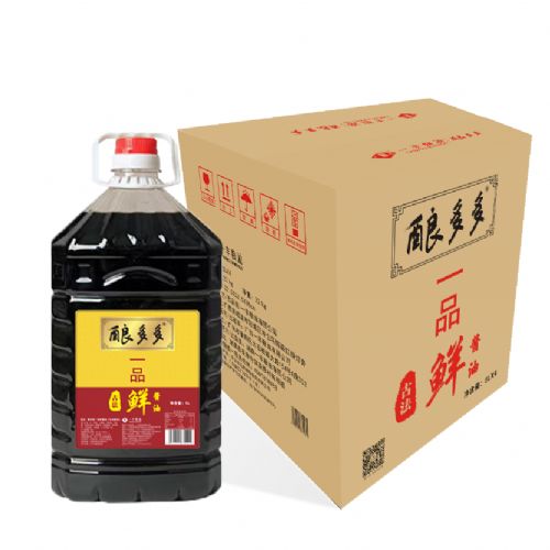 酿多多一品鲜酱油(古法酿造)5L*4